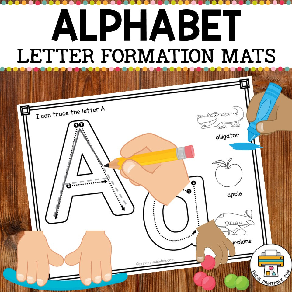 Alphabet Formation Mats
