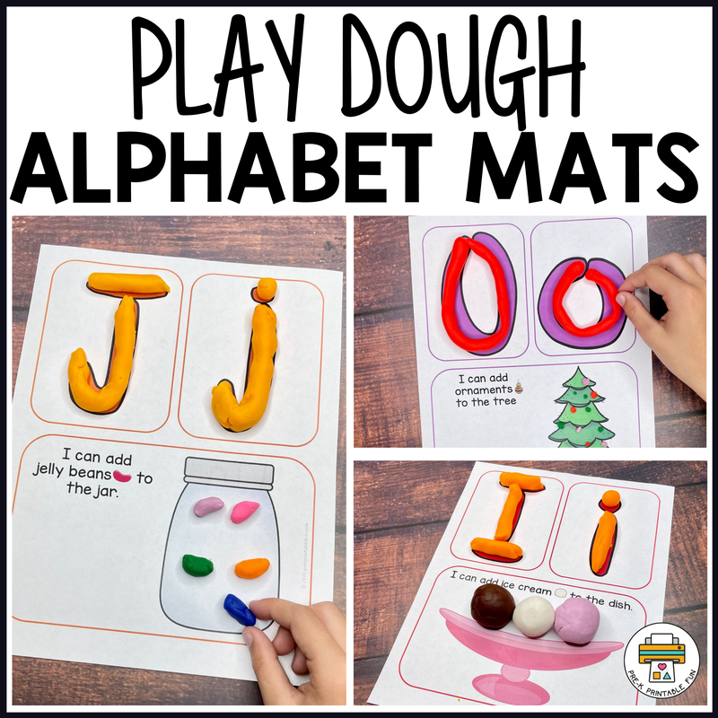 FREE SHAPES PLAY DOUGH MATS (Instant Download)