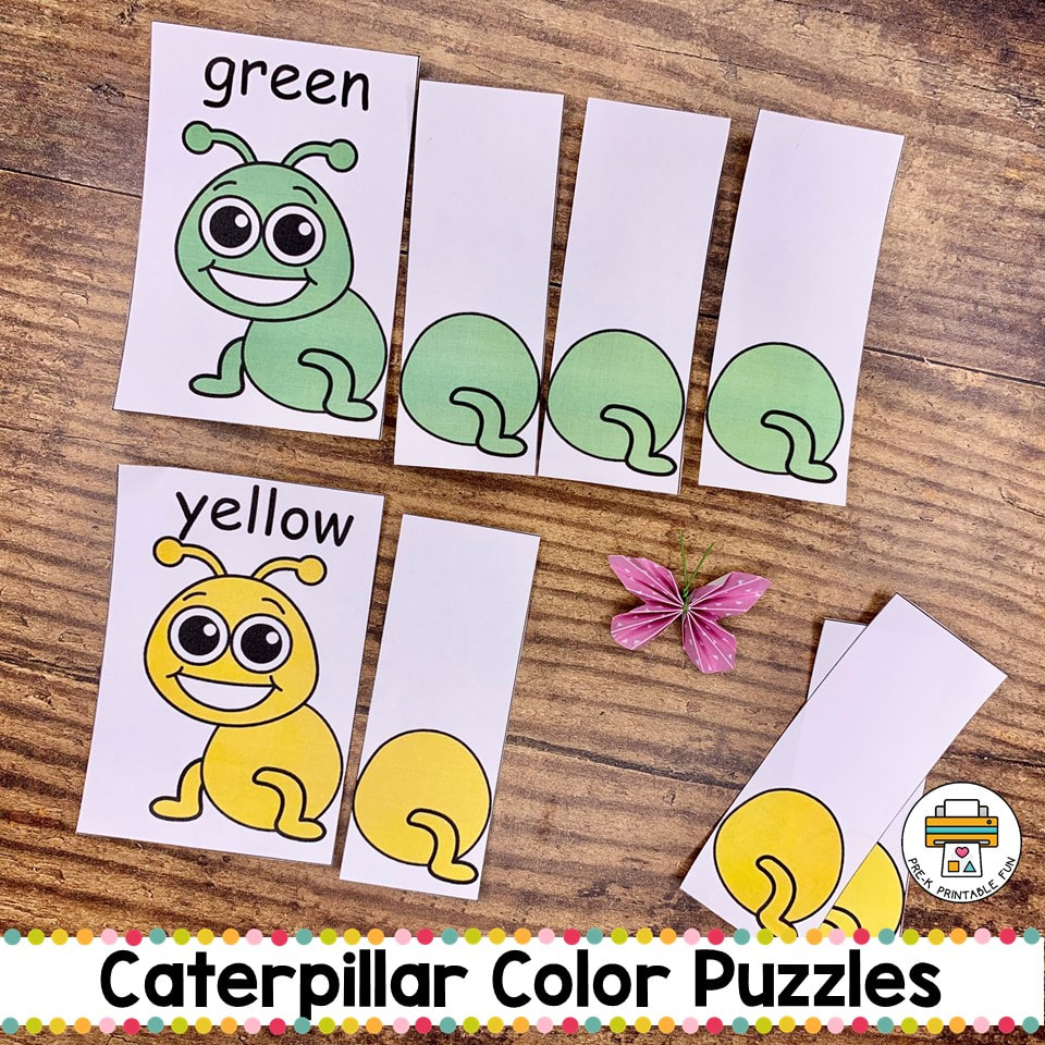 Caterpillars and Butterflies Activity Pack - Pre-K Printable Fun