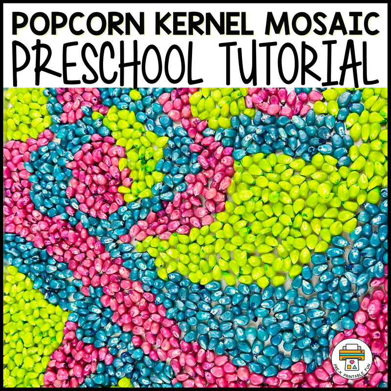 Popcorn Kernel Mosaic 