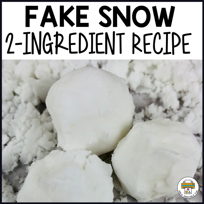 How to Make Fake Snow  Fun and Easy Fake Snow Recipe
