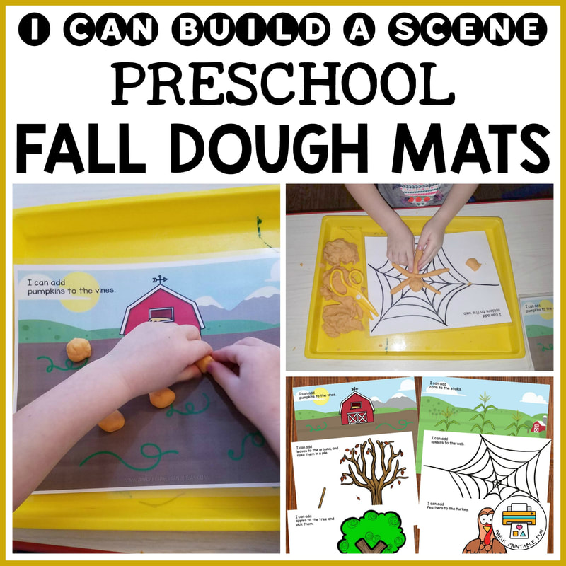 Construction Play Dough Mats, Printable Play Doh Toddler Activities,  Preschool Fine Motor Mats, Construction Theme, Construction Activity 
