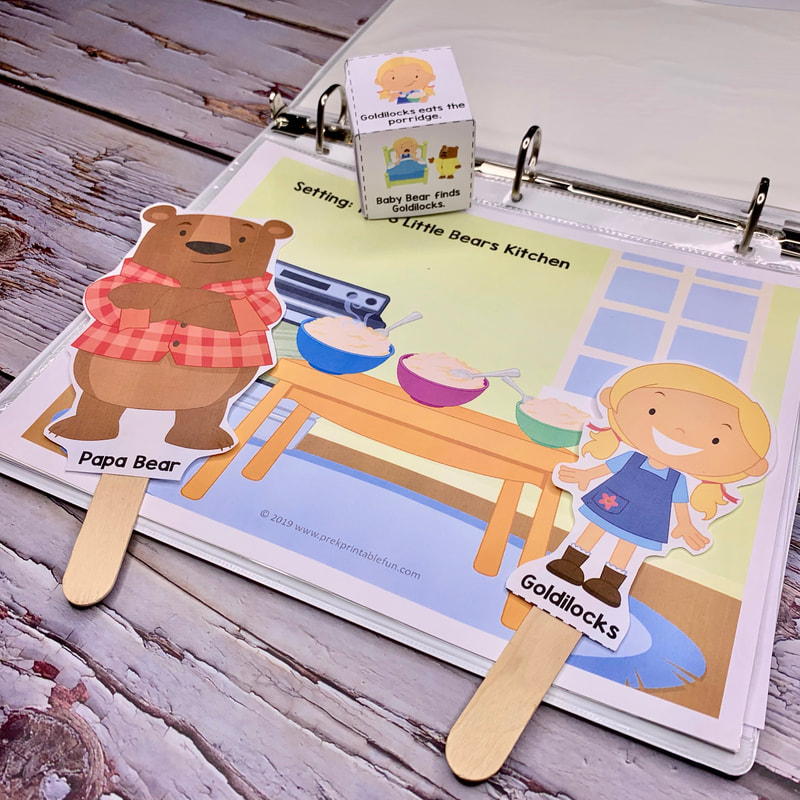 Interactive Storytime with Goldilocks: A Preschool Stick Puppet Theater AdventurePicture