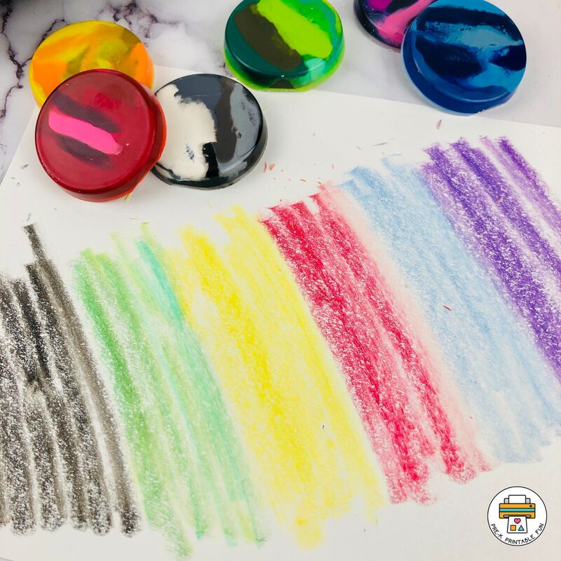 Make Your Own Crayons with Preschoolers