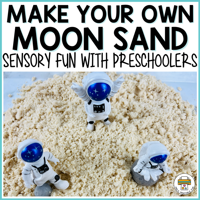 Make Your Own Moon Sand - Pre-K Printable Fun