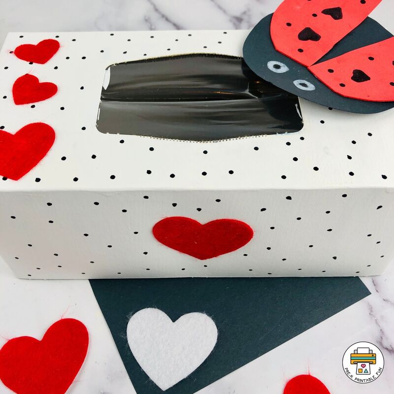 Valentine Box Preschool Craft Tutorial - Pre-K Printable Fun
