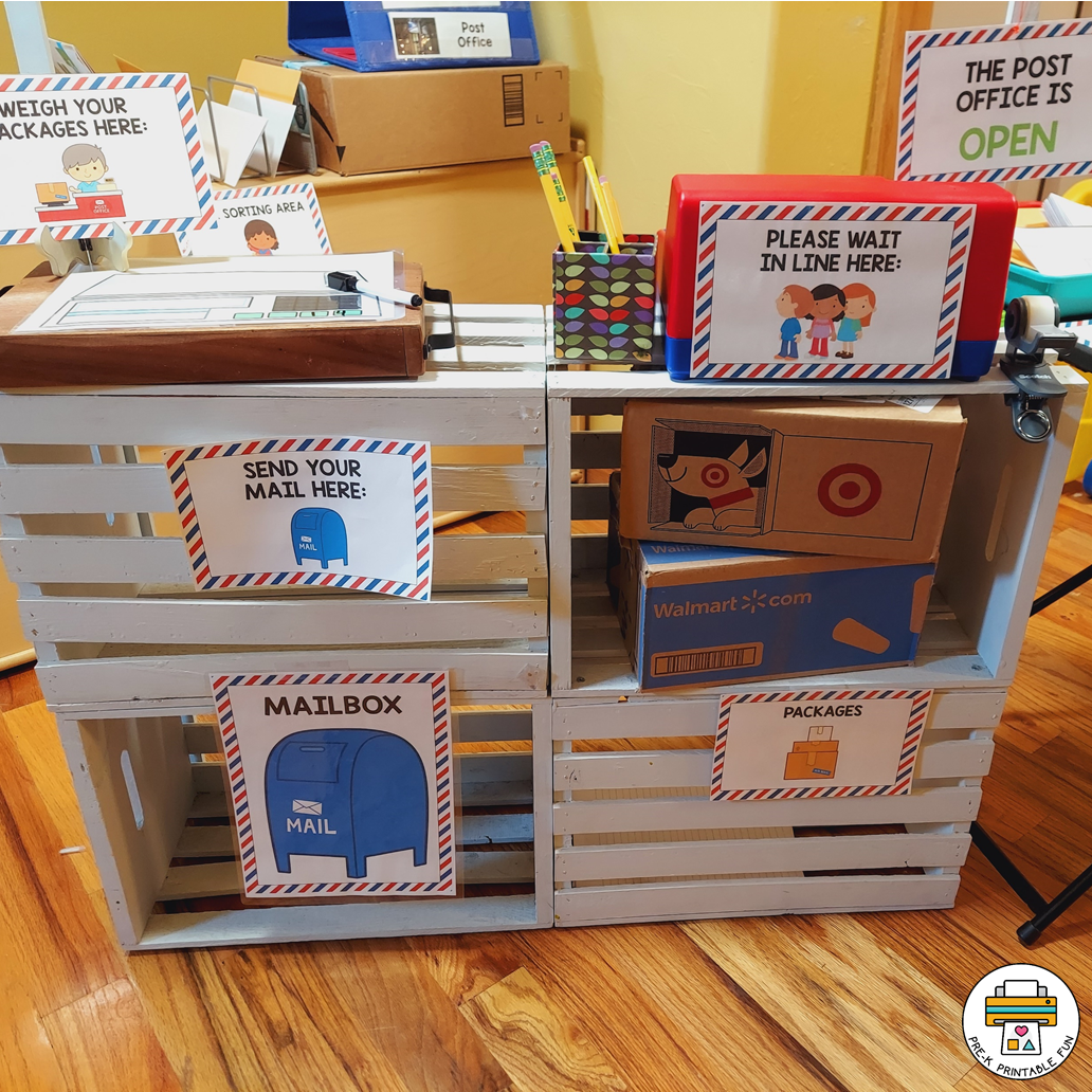 Post Office Dramatic Play Pack Pre K Printable Fun