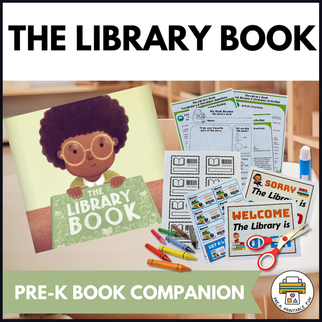 The Library Book Pre-K Book Companion