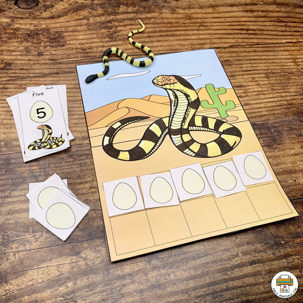Snakes Preschool Activities Pack - Pre-K Printable Fun