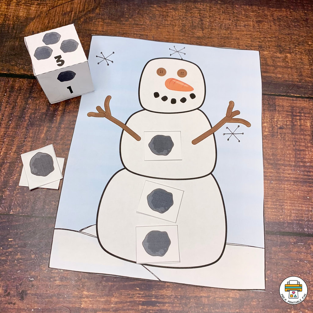 Snow & Snowman activity pack - Pre-K Printable Fun