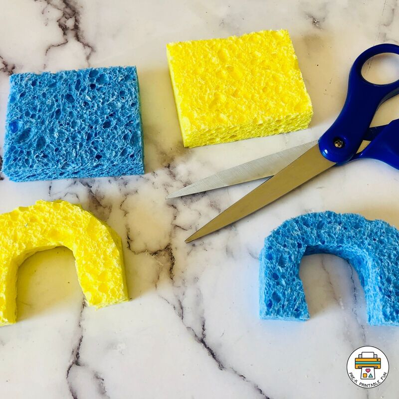 Make Your Own Sponge Letters - Pre-K Printable Fun