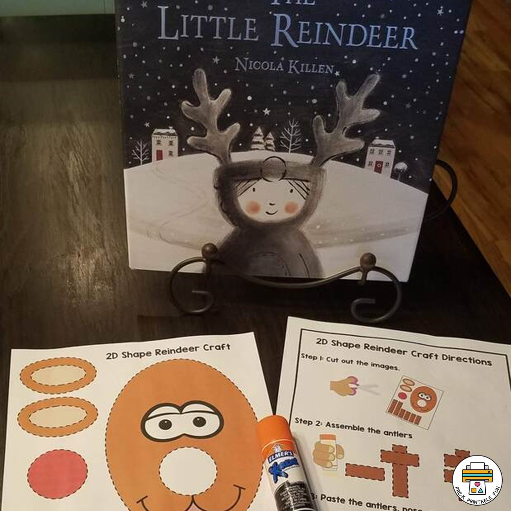 Free The Little Reindeer Book Companion - Pre-K Printable Fun