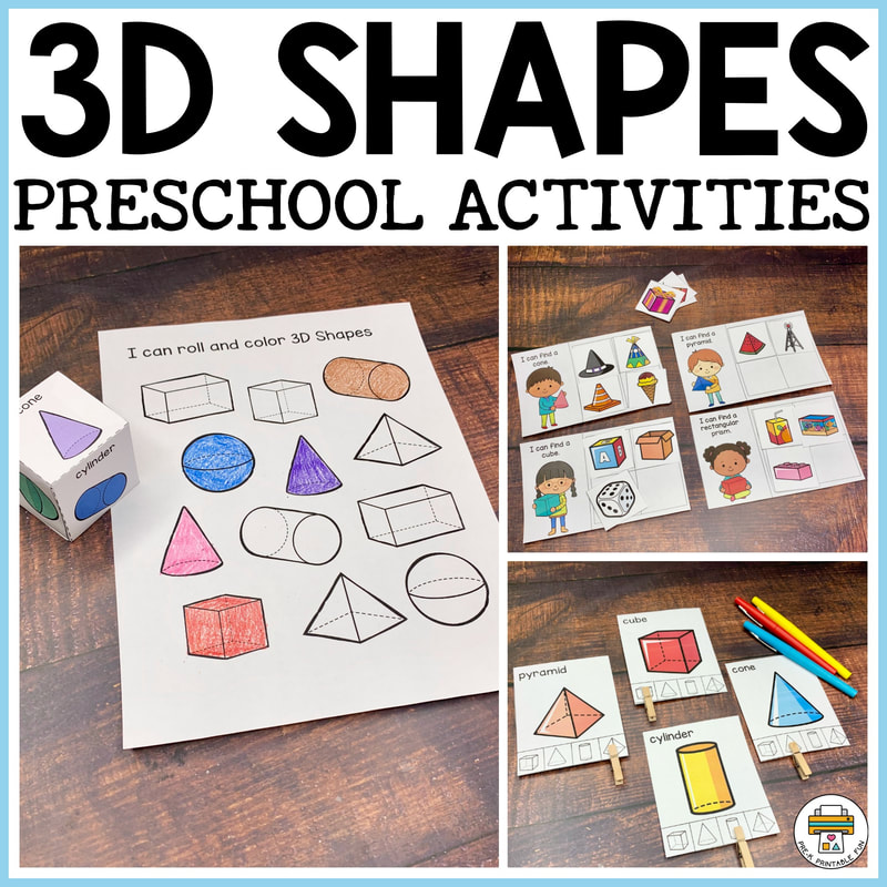 3d shapes activities year 5