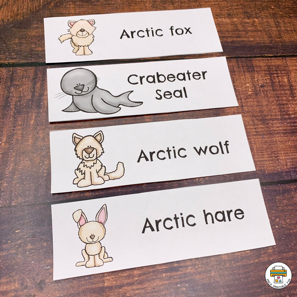 Preschool Arctic Animal Theme Activities - Pre-K Printable Fun