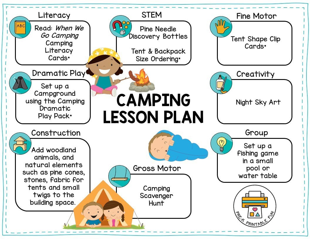 Free Preschool Camping Lesson Plan