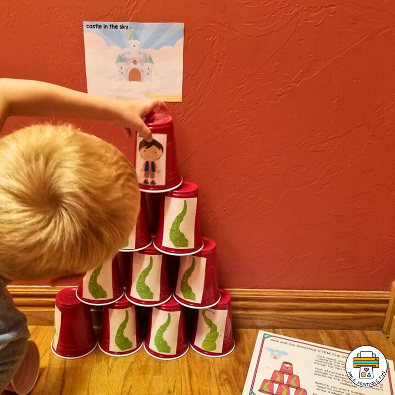 Preschool STEM Activities Using CupsPicture