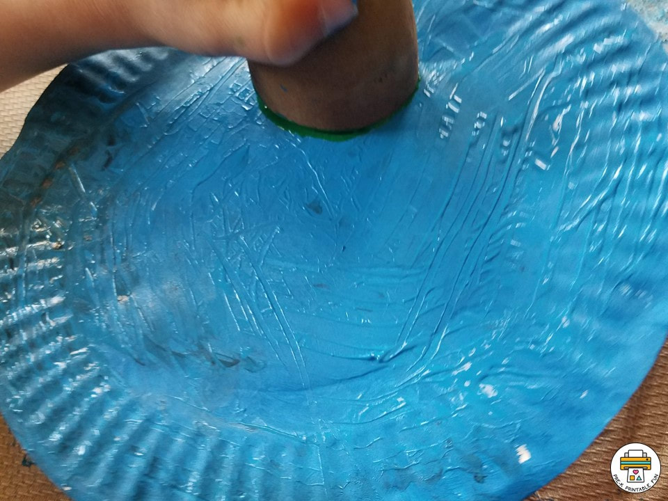 Water Lily Potato Stamping