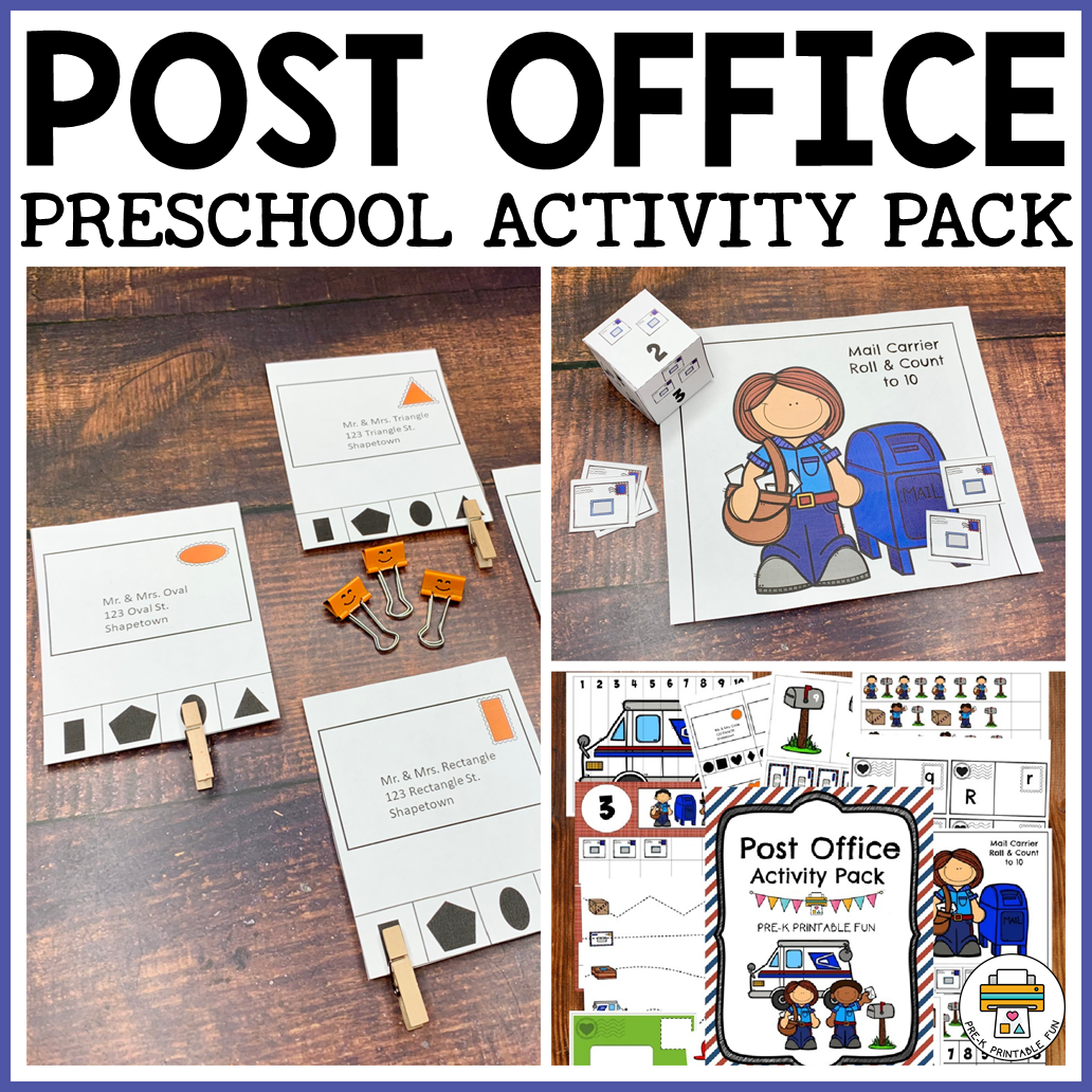 Post Office Preschool Activities