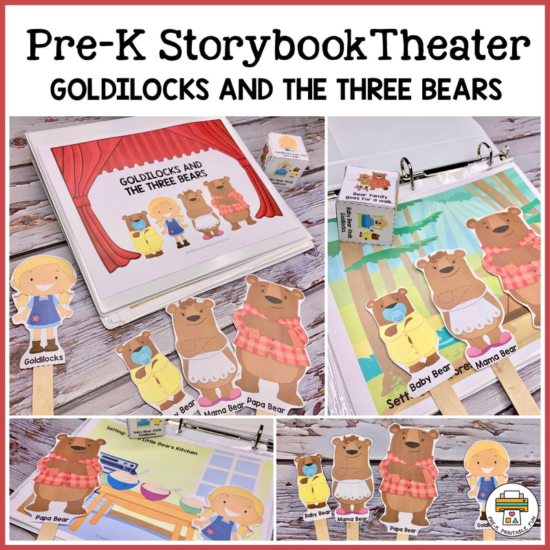 Interactive Storytime with Goldilocks: A Preschool Stick Puppet Theater Adventure