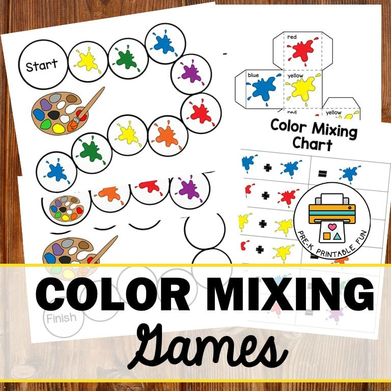 Mixing Colors Free Games, Activities, Puzzles