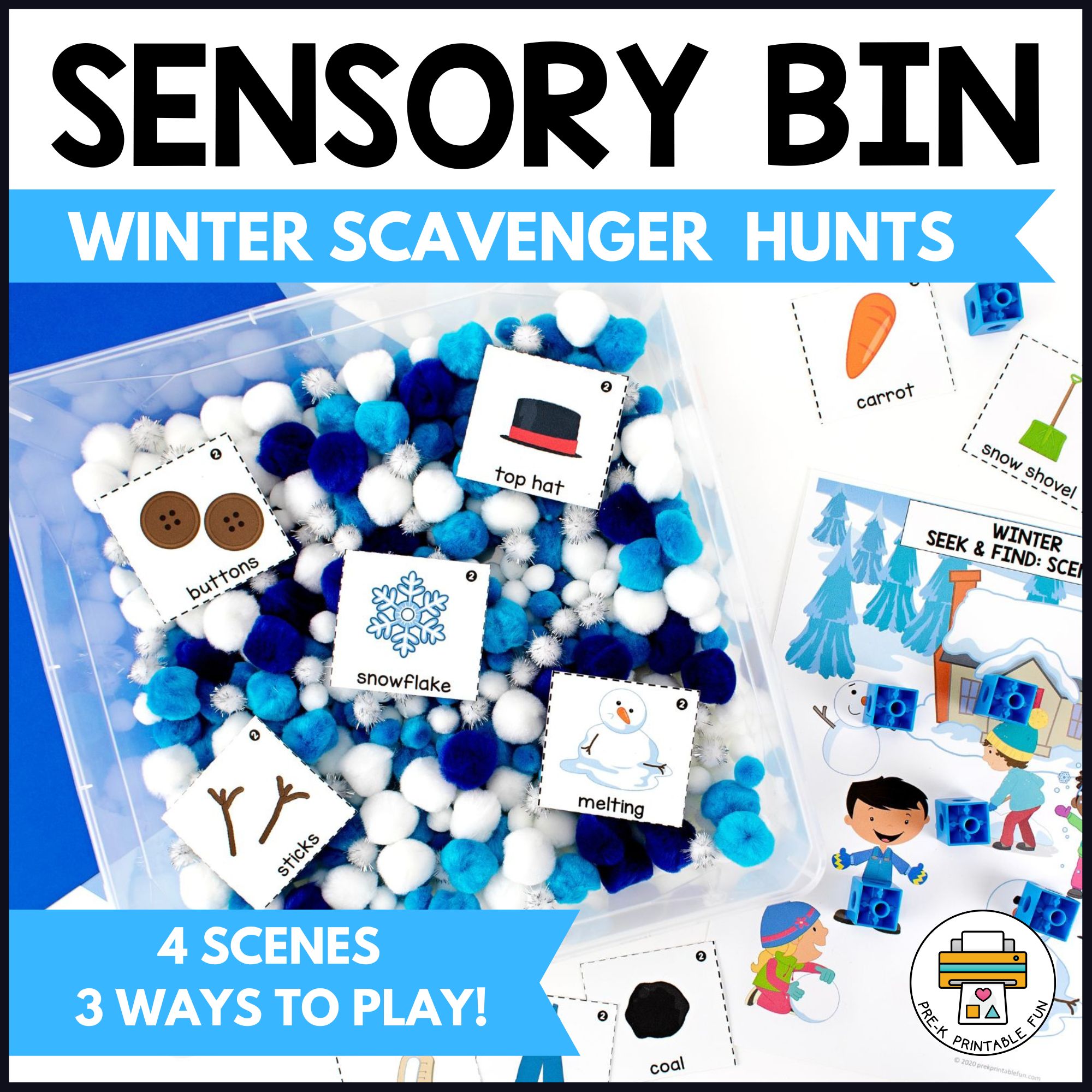 Winter Sensory Bin