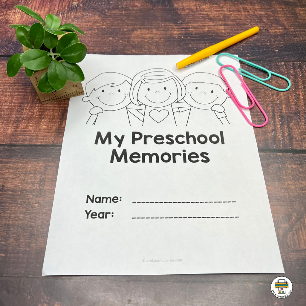 Memory Book - Pre-K Pages