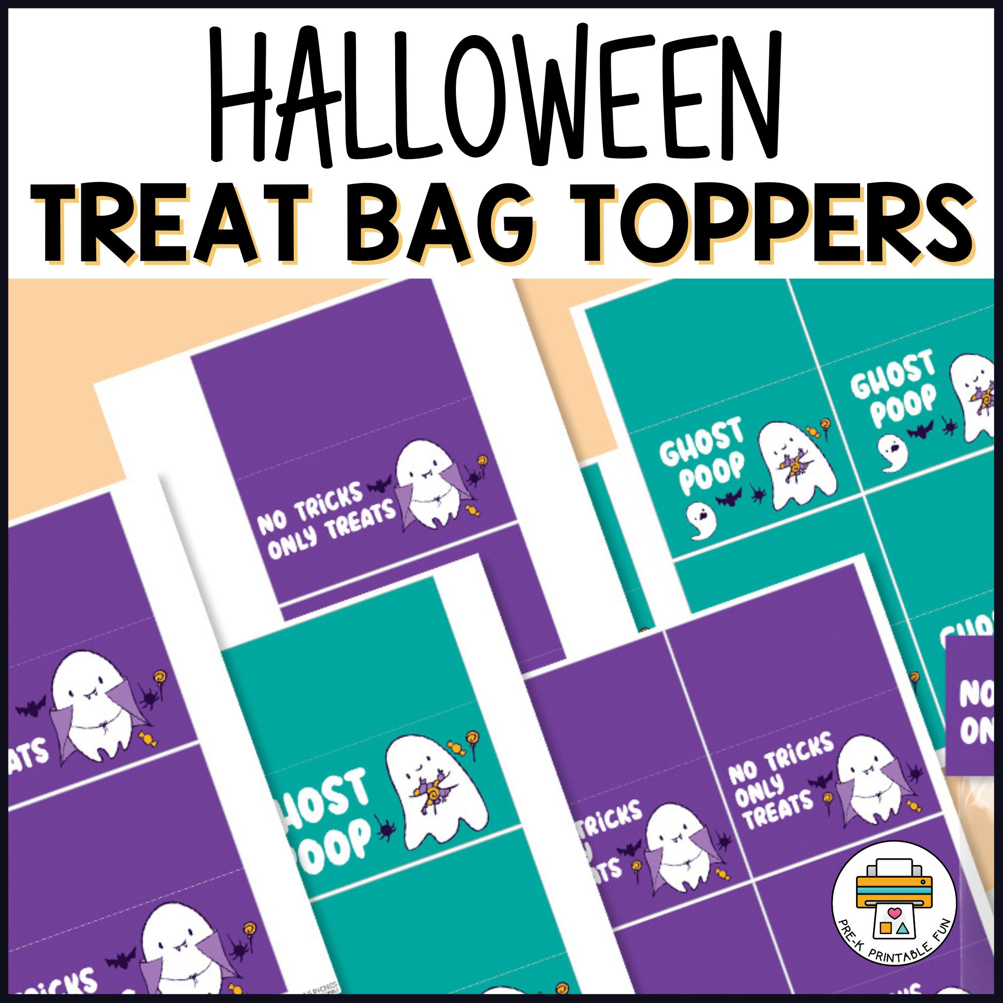 Free Halloween Treat Bag Toppers Printables