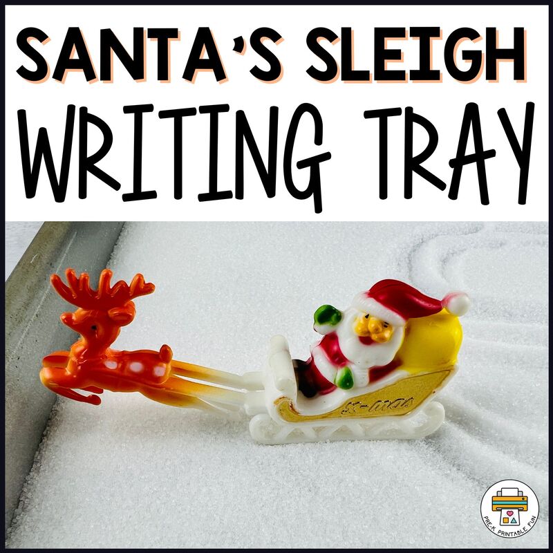 Santa Sleigh Writing Tray