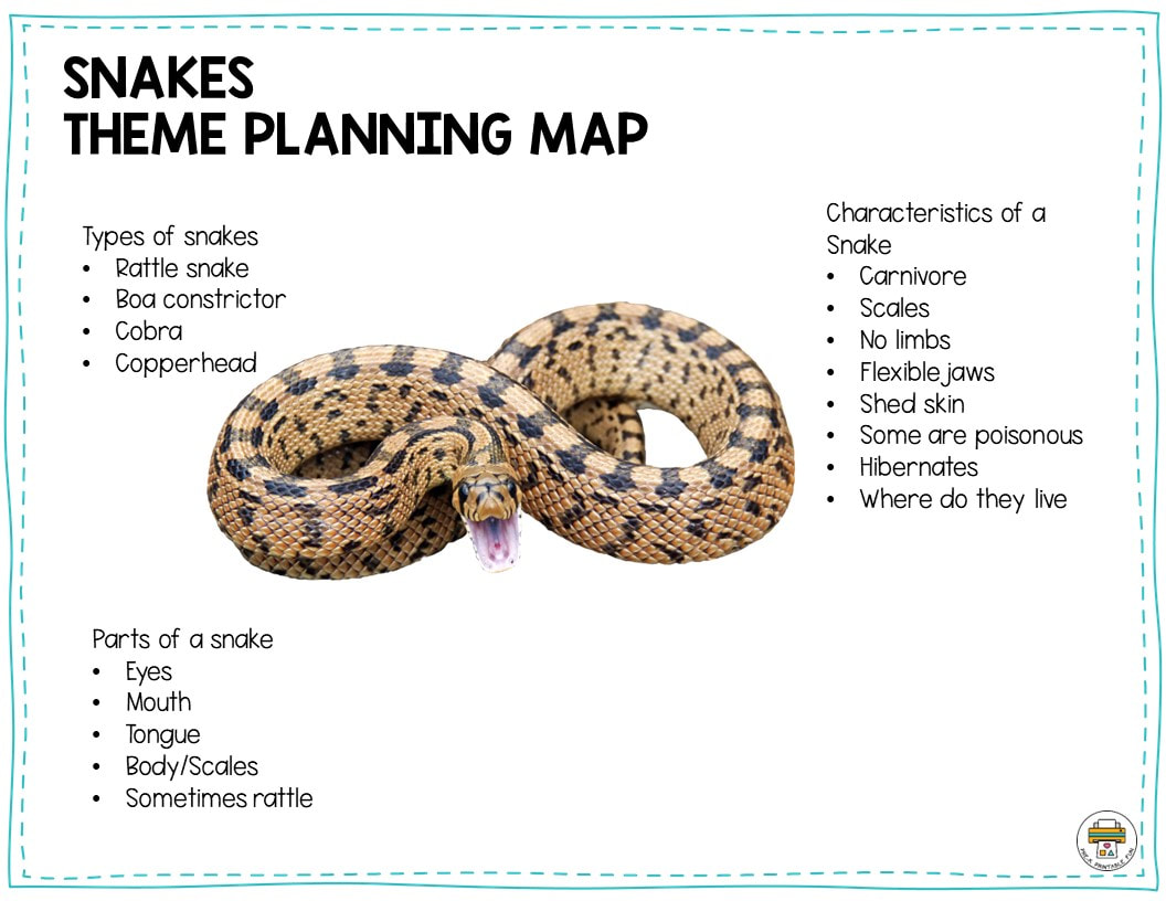 Free Snake Preschool Lesson Plan