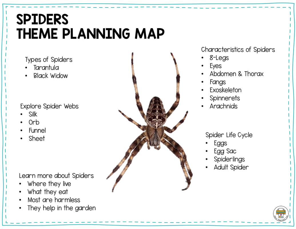 Spiders Theme Planning MapPicture