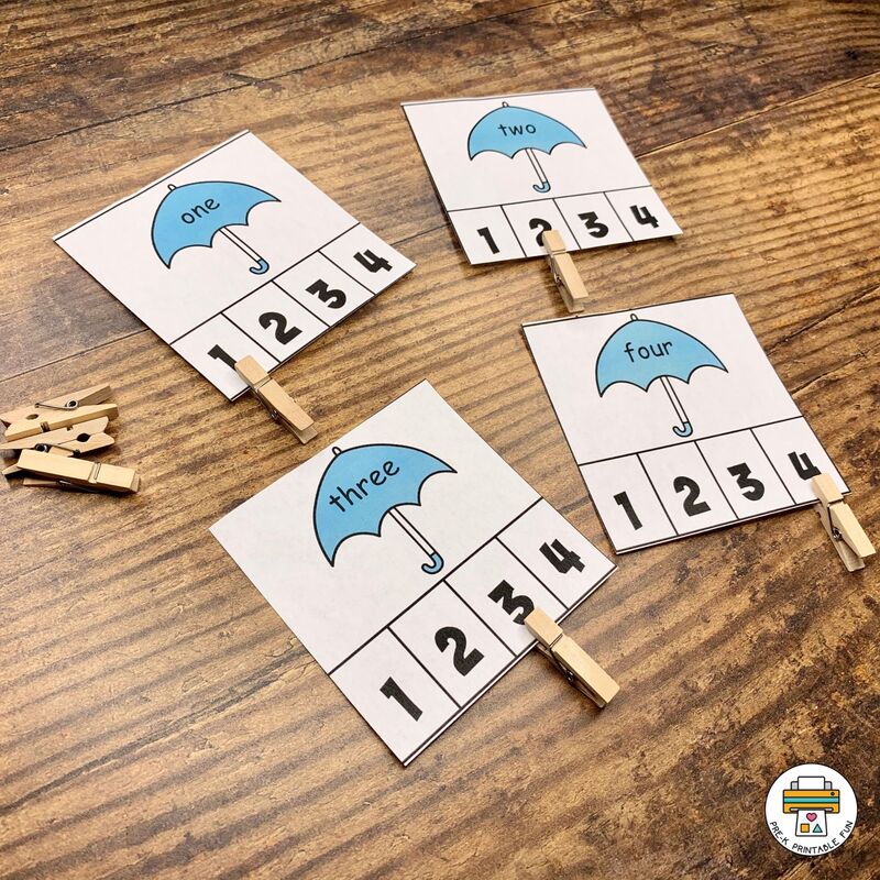 Cloud Wind and Rain Preschool Activities
