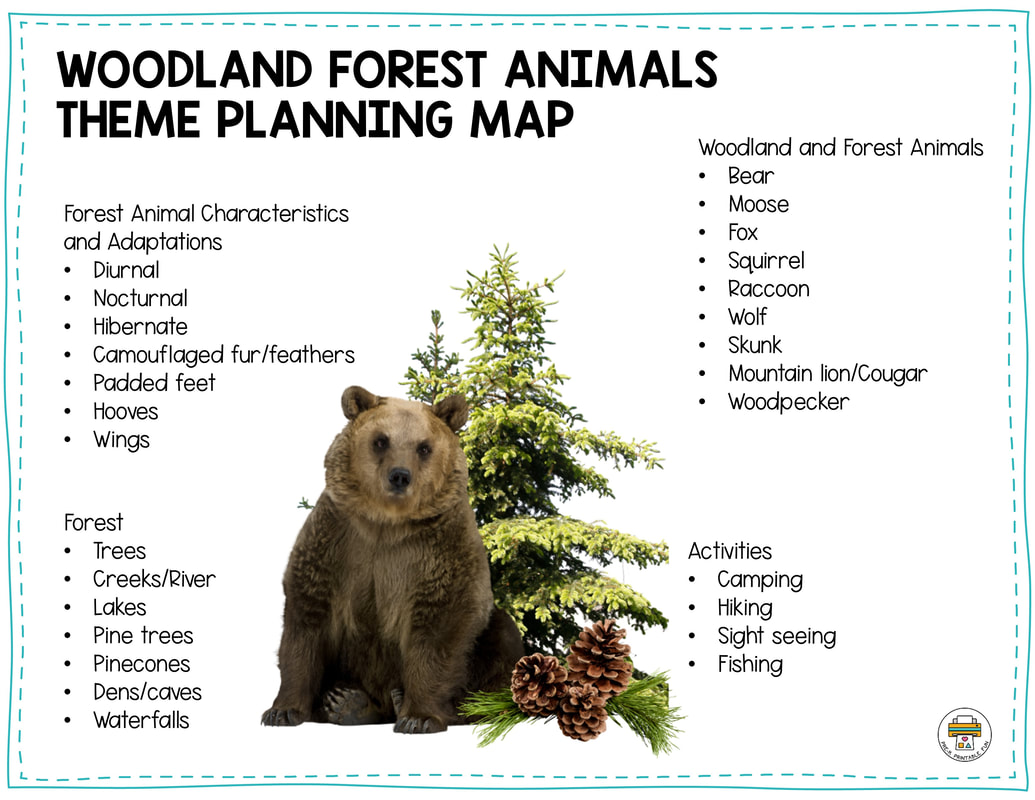Free Forest Animal Preschool Lesson Plan